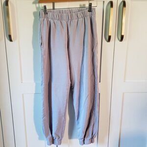 Brandy Melville Sweatpants Womens OS Blue Comfy Fleece Joggers